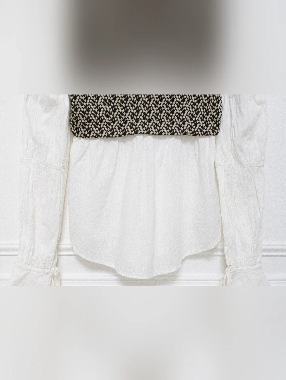 Anthropologie layered jacquard